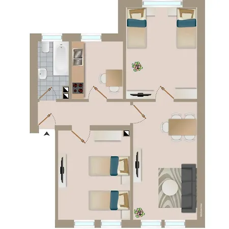 Cosyhomes24 - Centrally With Parking Space - Ge11a Gelsenkirchen