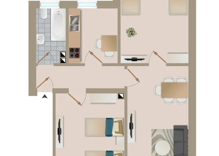 Cosyhomes24 - Centrally With Parking Space - Ge11a Gelsenkirchen